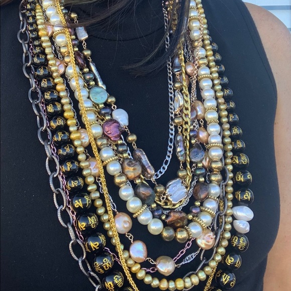 Handmade multi-strand necklace - Picture 11 of 11